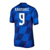 Officiële Voetbalshirt + Korte Broek Kroatië Kramaric 9 Uit EK 2024 - Kids